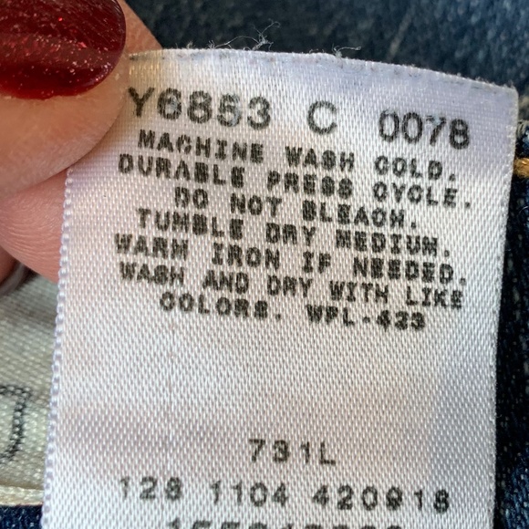 LEVI 512 CLASSIC SLIM TAPERED JEANS SIZE 12 - Picture 7 of 8